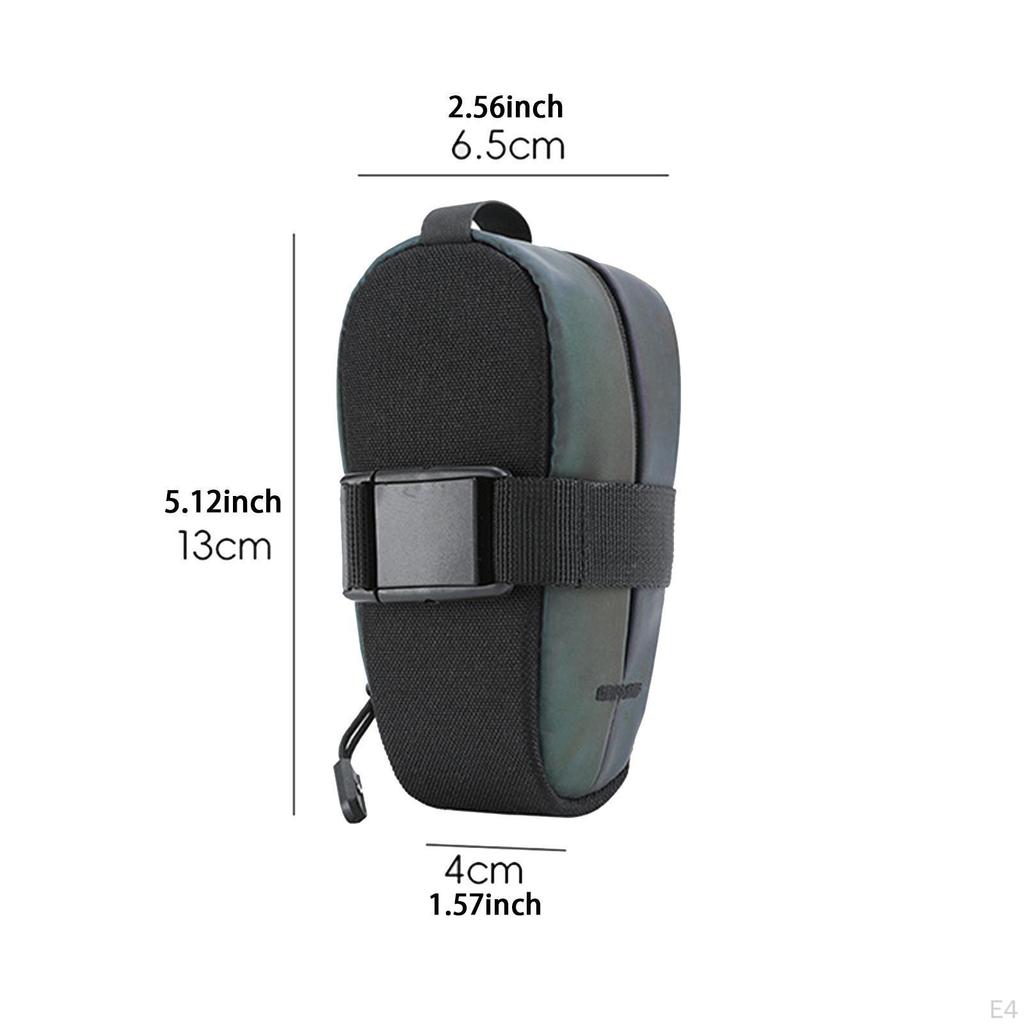Bag Cycling Seat Pack Under Mountain Bikes Strap-on Large Capacity Attachment Travel Bike