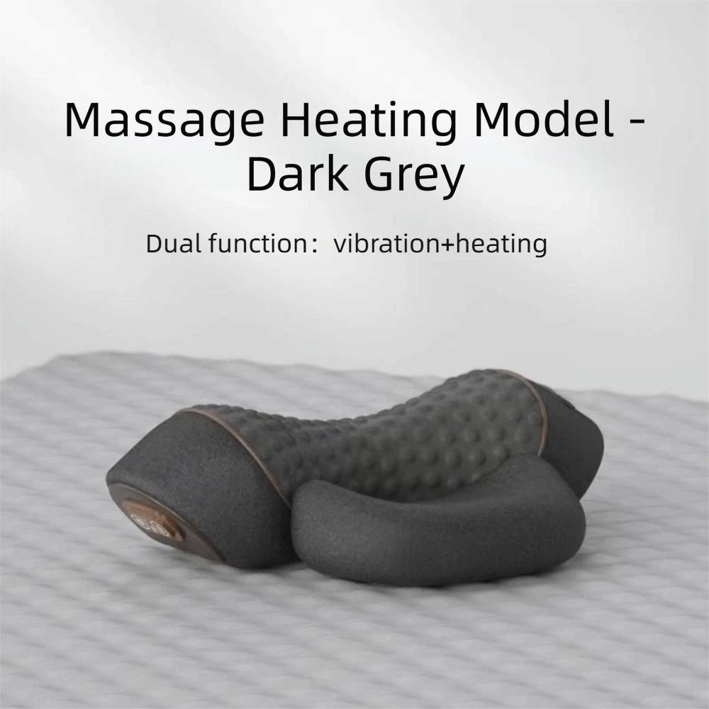 Vibration Massage Neck Massager Pillow Hot Compress Neck Stretch Pillow Office Use