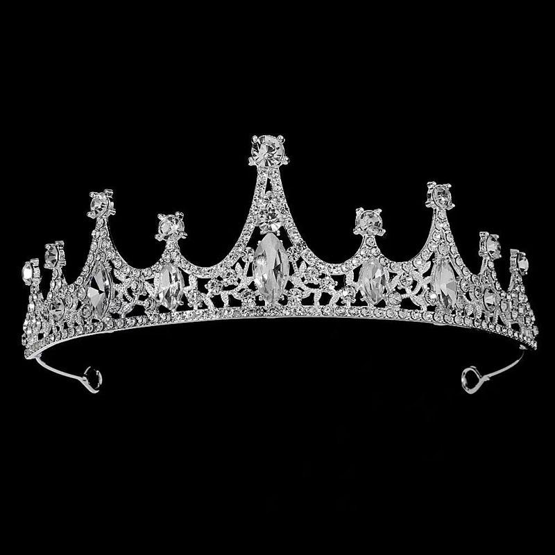 Bridal & Princess Headpiece Crown for Weddings & Birthdays, Suitable for Women and Children