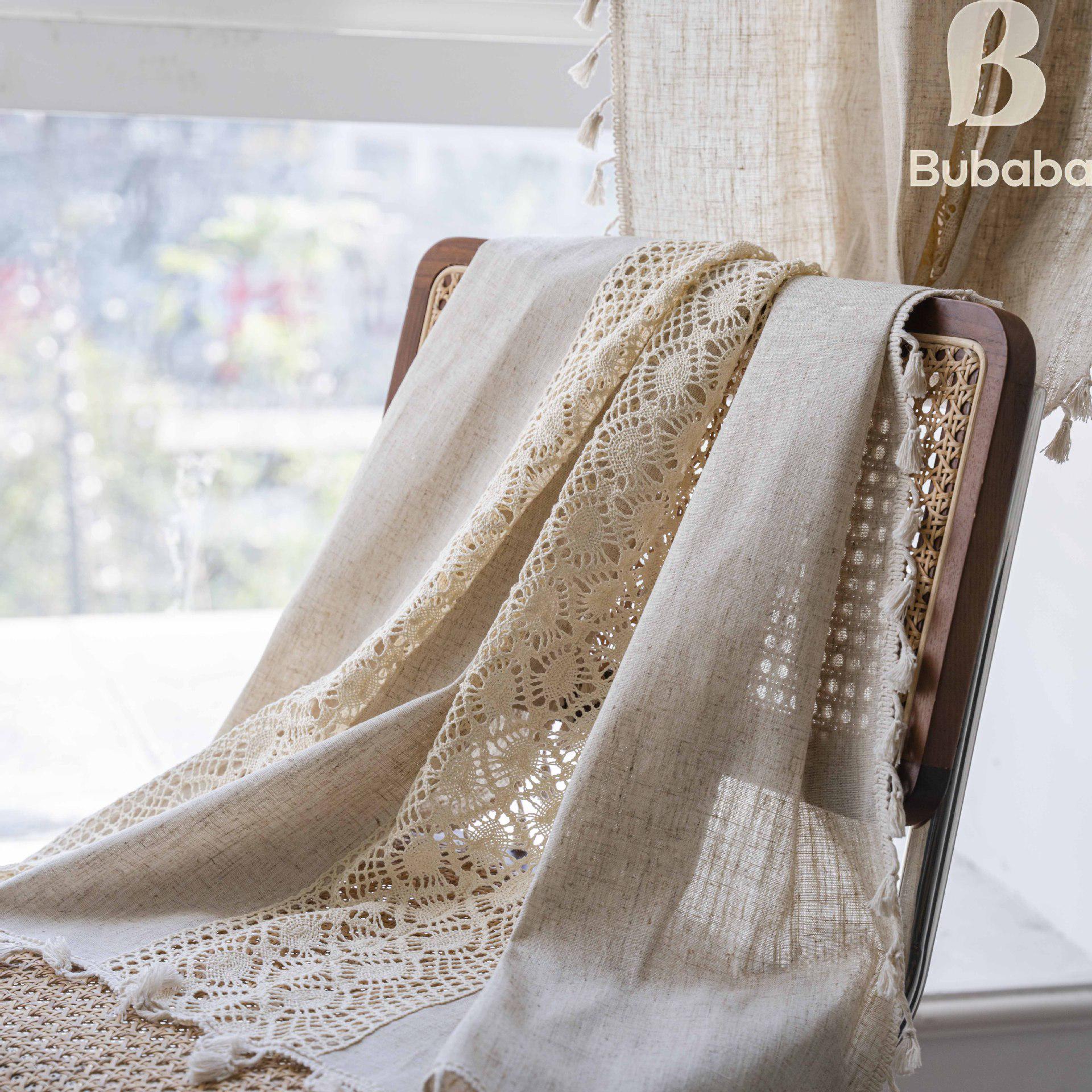 

Вязаные лоскутные шторы: Короткая дверь, Перегородка для комнаты, Эркер и Кухонные стили 150*220 (760g)