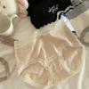 Women's Spring and Autumn Cotton Jacquard 10A Anti  Bacterial Mid Waist Briefs