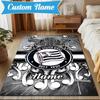 Tappeto Personalizzato con Nome e Stemma Sturm Graz, Tappeto da Gioco, Tappetino per Camera da Letto Soggiorno Ingresso, Idea Arredamento Casa Regalo per Natale Compleanno