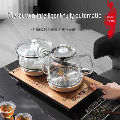 Smart Electric Glass Kettle with Auto Power Off and Insulation for Tea Ceremonies