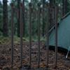 6 Pieces Carbon Steel Tent Stakes | Heavy Duty, Pegs, for Camping