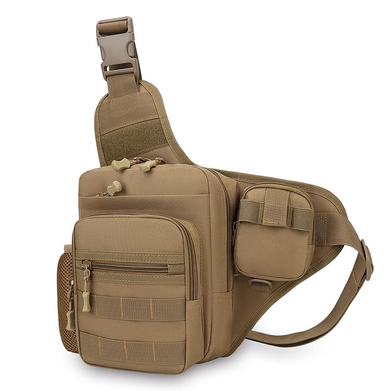 Borsa a tracolla da uomo Borsa a tracolla di grande capacità Borsa da petto sportiva multifunzionale per esterni