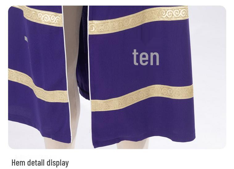 Robe da Cosplay Medievale Monaco Sacerdote per Halloween
