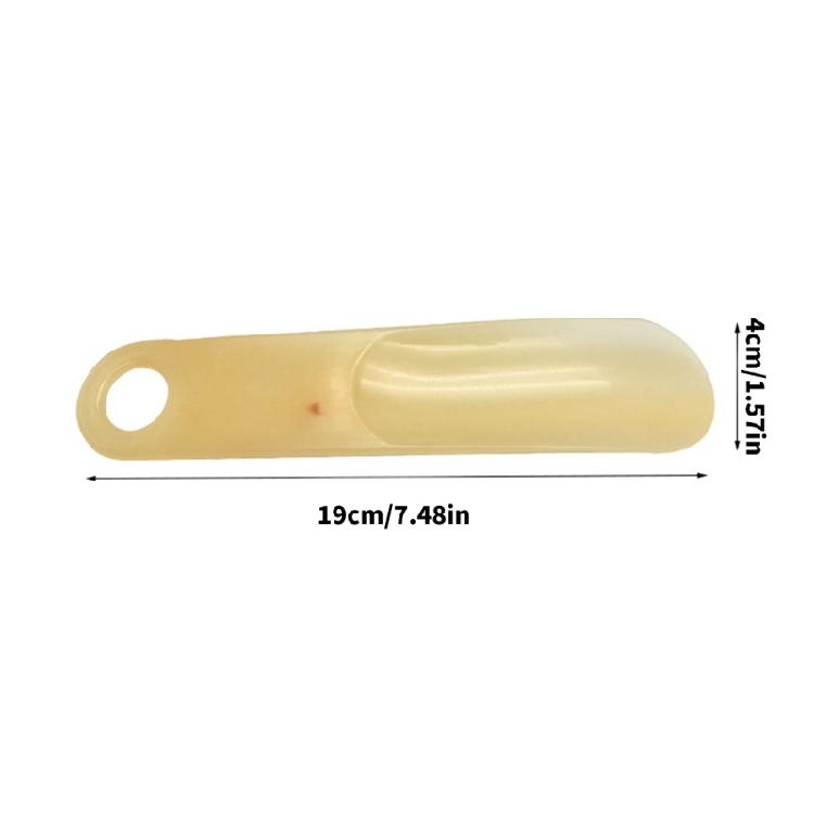 Ergonomic Handle Shoehorn 15cm Plastic Shoehorn Light Weight Portable Plastic Shoe Horn for Elderly Pregnant Women Kids
