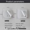 Modern Nordic LED Rotatable Wall Light for Bedroom, Living Room & Hotel