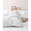 Bed Linen Set - 1 Duvet Cover 220 X 240 Cm + 2 Pillowcases 60 X 60 Cm - Sateen 100% Cotton - White