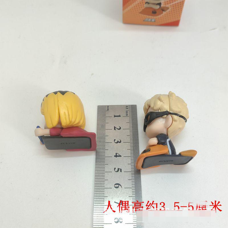 5pcs One Set Haikyuu!! Gashapon Toys Hinata Shoyo Kei Tsukishima Kozume Kenma Tetsurou Kuroo Anime Figure Model Ornaments Toys