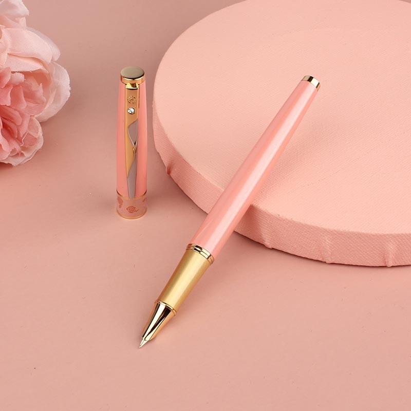 HERO 1113A 10K Gold Nib Fountain Pen 0,5 мм/розовый