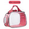 Classic Cat Dog Carrier Bag Transportation Travel Breathable Pet Handbag Portable Shoulder Basket Backpack Puppy Tote Transparent Cage