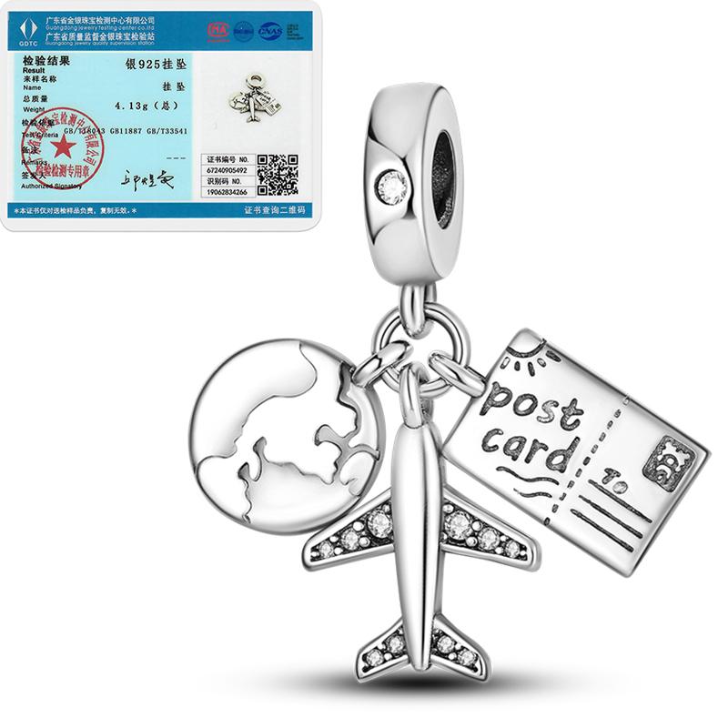 Elk Dinosaur Luminous Firefly Dangle Charm Flower Beads Sale Copper Fit Bangle Bracelet Diy Jewelry Charms