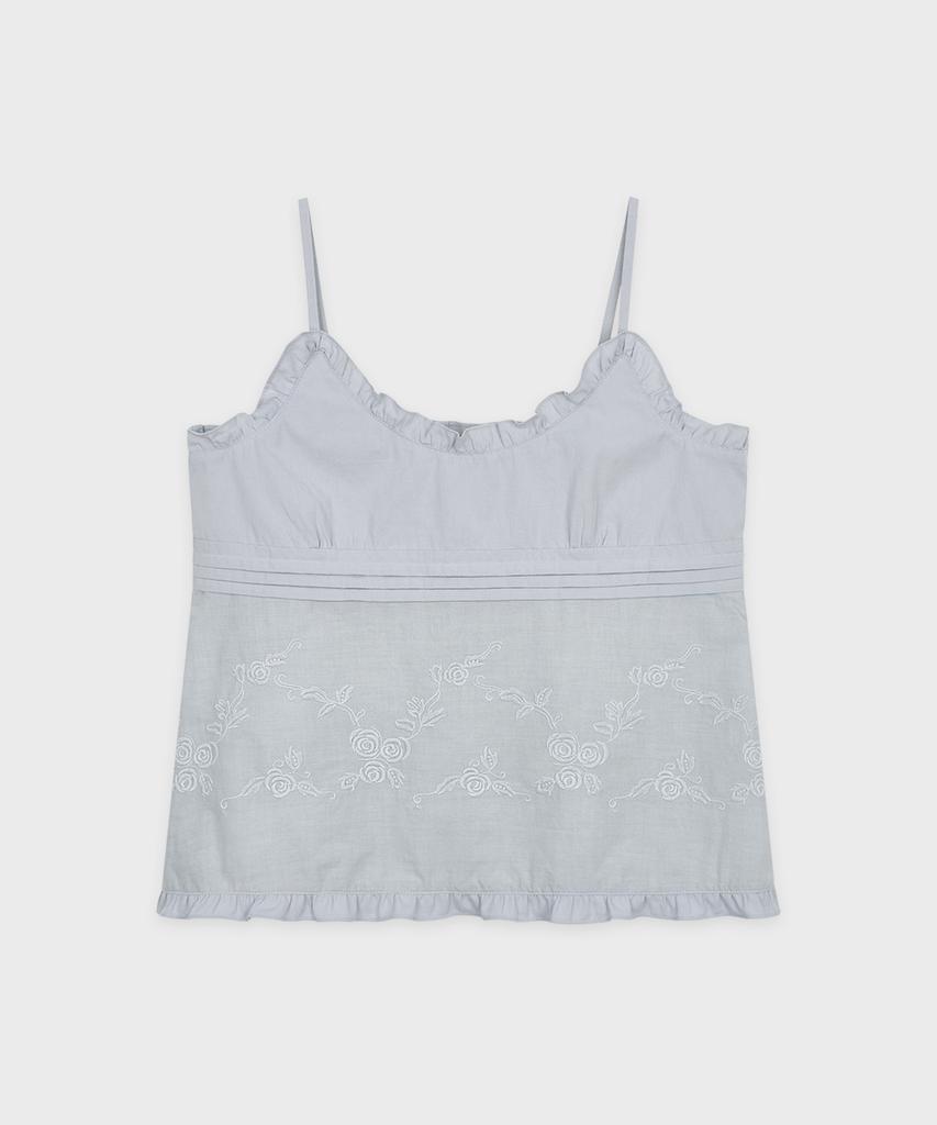 SINOON Rose Cotton Sleeveless (Light Blue)