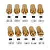 11Pcs 0.5-3.2mm Brass Drill Chucks Collet Bits 4.8mm Shank Screw Nut Replacement