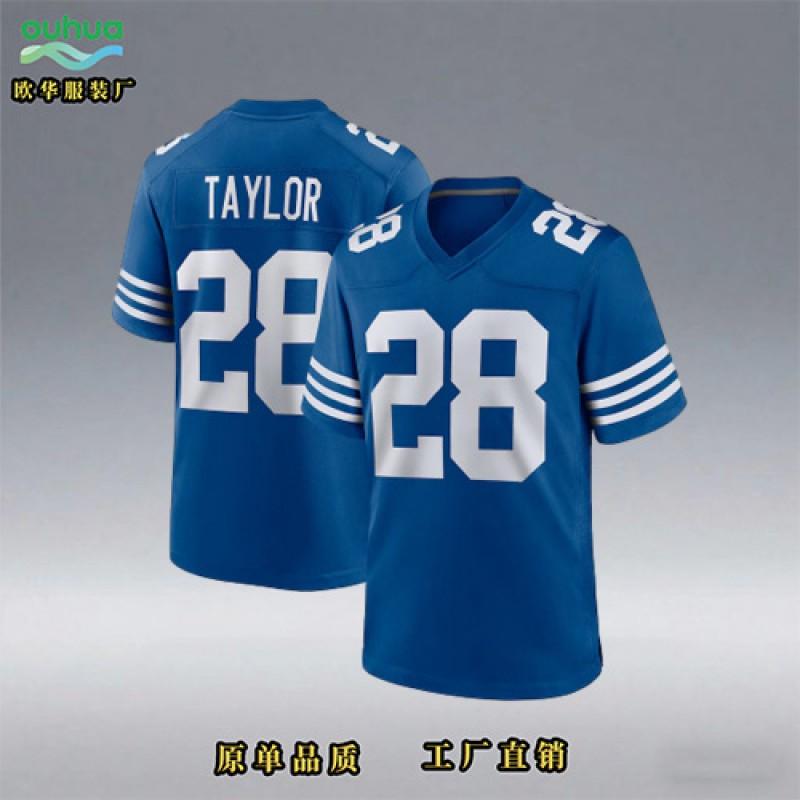 Indianapolis Colts NFL Football Jersey Custom Embroidered Number 2 5 28 Men Women Sportswear Winter