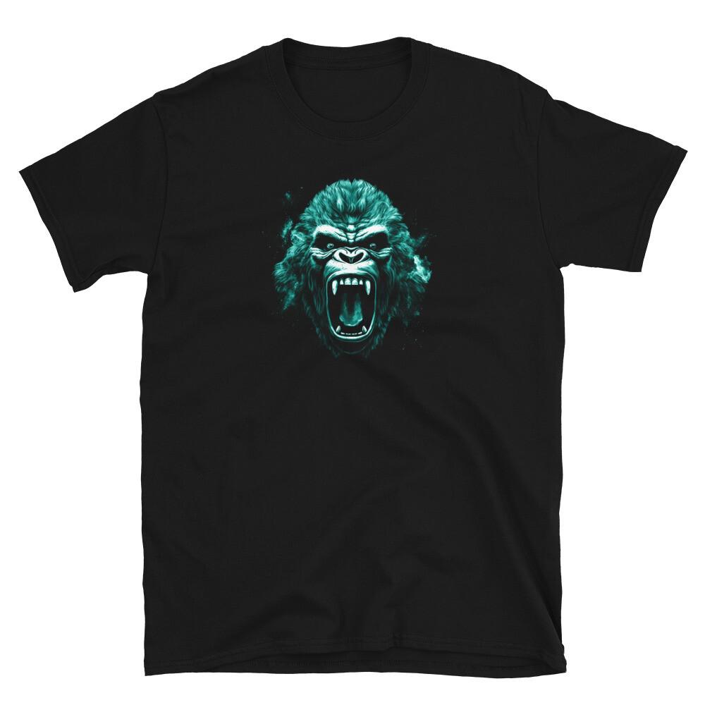 Gorilla Silverback Tshirt Silver Back Jungle King Design Unisex Tshirt Unisex T-Shirt S