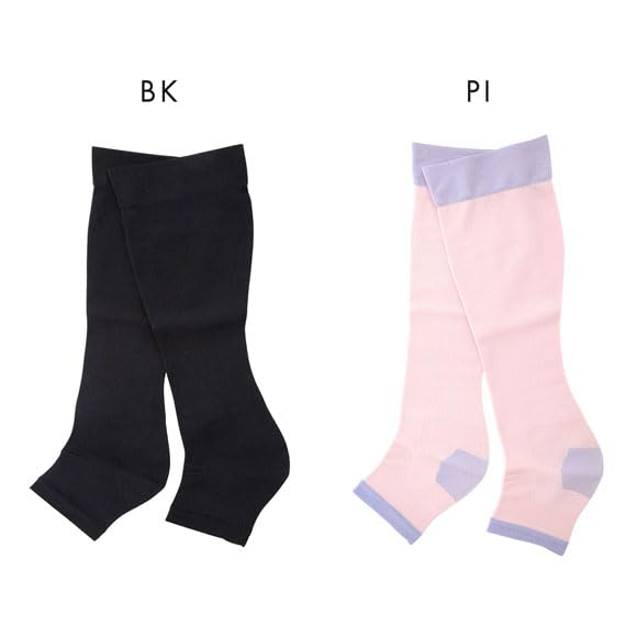 Shirohato Free Fit Sleep Room High Compression Socks Sizes Socks, Socks, (Black, 5L-6L)