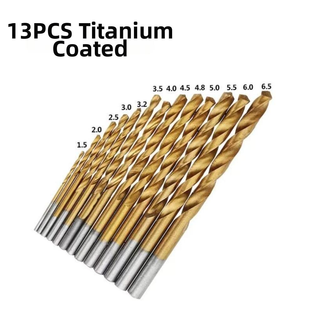 High-Speed Steel Twist Drill Bits Multi-Purpose Drill Bit Set For Stainless Steel