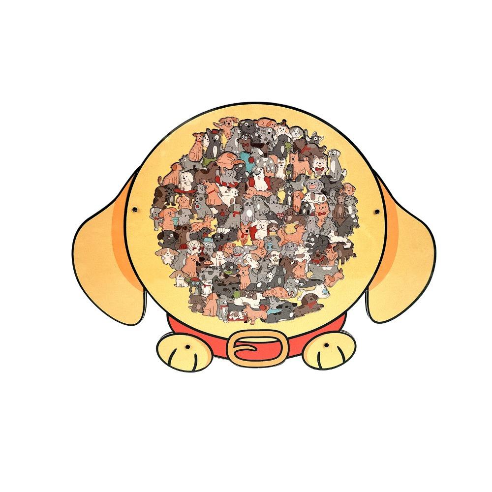 Brain Burning Animal Jigsaw Irregular Puppy Puzzle Dog Wooden Puzzle Adult Youth
