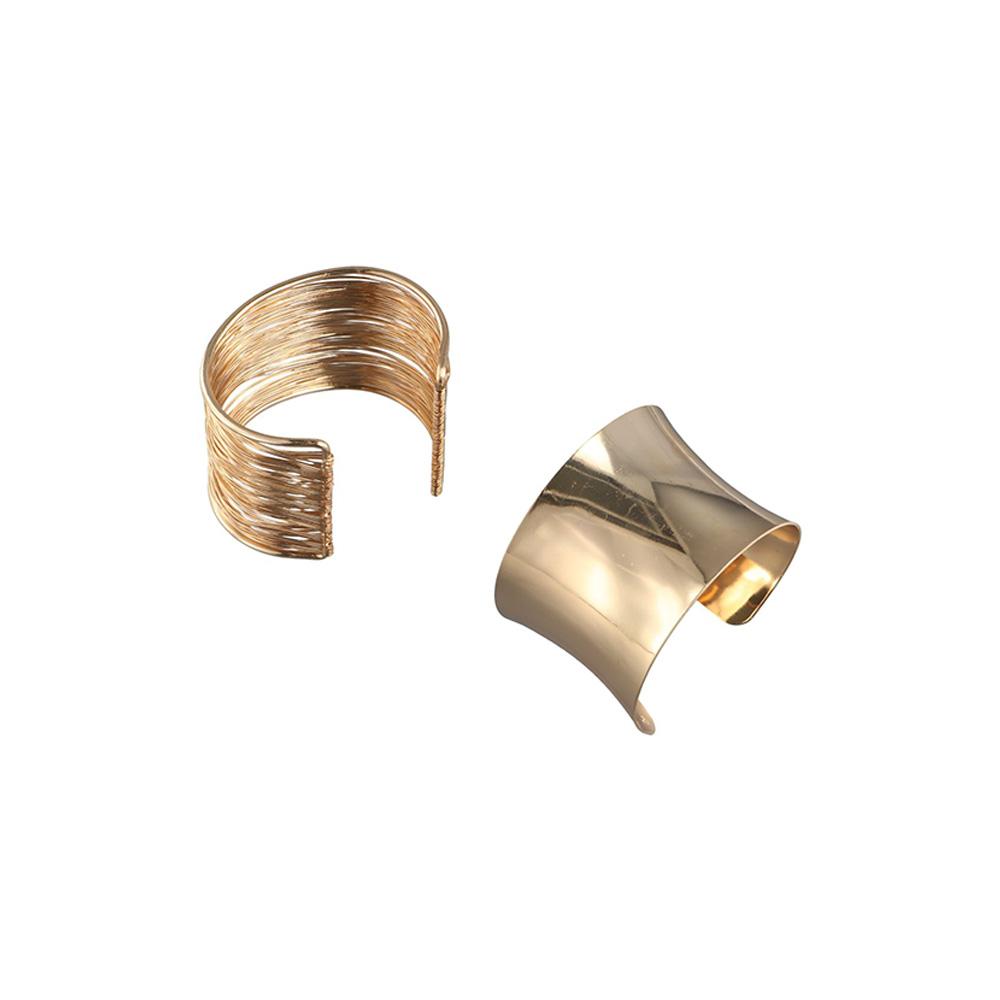 Niche Design Wrist Accessory Zinc Zinc Alloy Cuff Bangles Women Bracelet Wide Open Bracelet Bohemian Bracelet