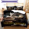 3PC Custom Name Dragon's Wisdom Bedding Set Duvet Cover Closure Includes 1 Duvet Cover & 2 Pillowcases for Bedroom