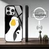 Cartoon Duck  Phone Case For iPhone17,16,15,14,13,12,11 Plus,Pro Magnetic with Magsafe Wireless Charging