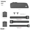 Rhinowalk Top Tube Frame Bag with Fully Professional Cycling Accessory for Black Bag, Zipper, Waterproof, Mountain/Road Bikes,