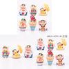 Crayon Shinchan Snack Time Series Dessert Ice Cream Pvc Model Figurine Cake Display Blind Box Toy