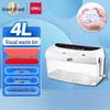 Deli Manual Hand-Crank Paper Shredder, Level P-4, 4L