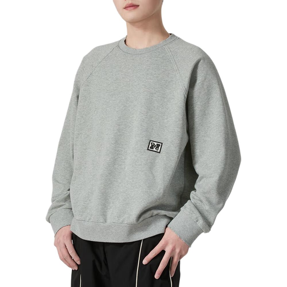 

Nike Comfortable Soft Skin-Friendly Versatile Round Neck Sweatshirt Men sweatshirt Gray HJ3137077 XL