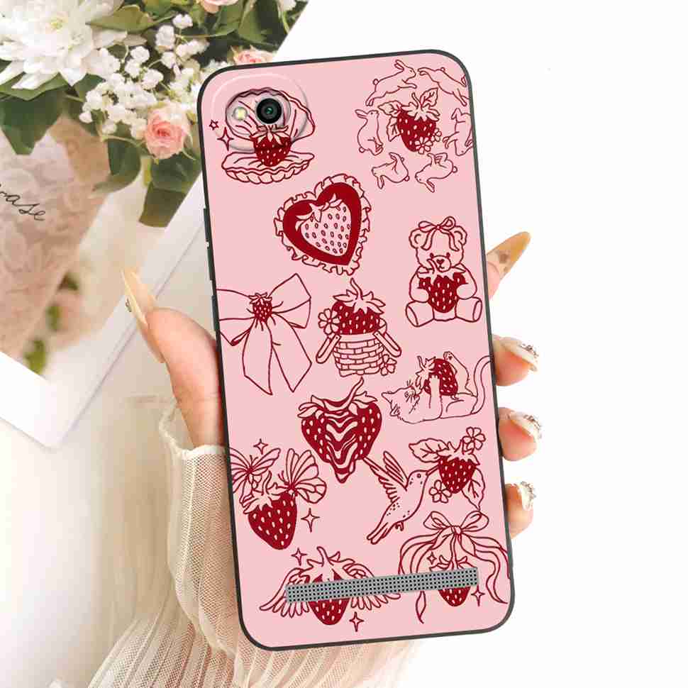 For Xiaomi Redmi 5A Case Cute Cartoon Cat Soft Silicone Back Cover For Redmi 5A MCG3B MCI3B Phone Cases Bumper