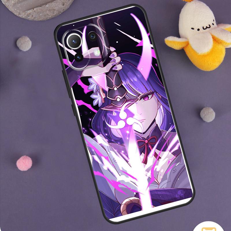 Raiden Shogun Genshin Impact Case For Xiaomi 17 Pro Max 14 15 Ultra 13T 14T 15T POCO F8 Ultra F5 F6 F7 X5 X6 X7 Pro Cover