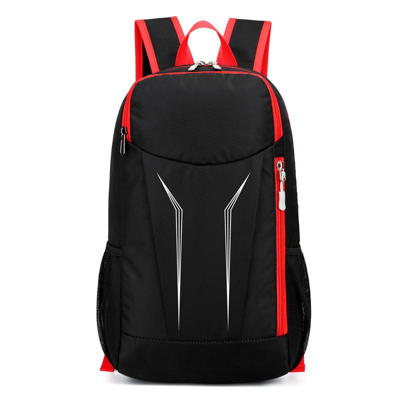 Hiking Outdoor Folding Bag Splash Proof Light Schoolbag Riding Zipper Backpack