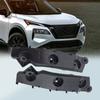 Left+Right Car Front Bumper Support Bracket Retainer for Nissan Rogue    62222-6RR0A 62223-6RA0A