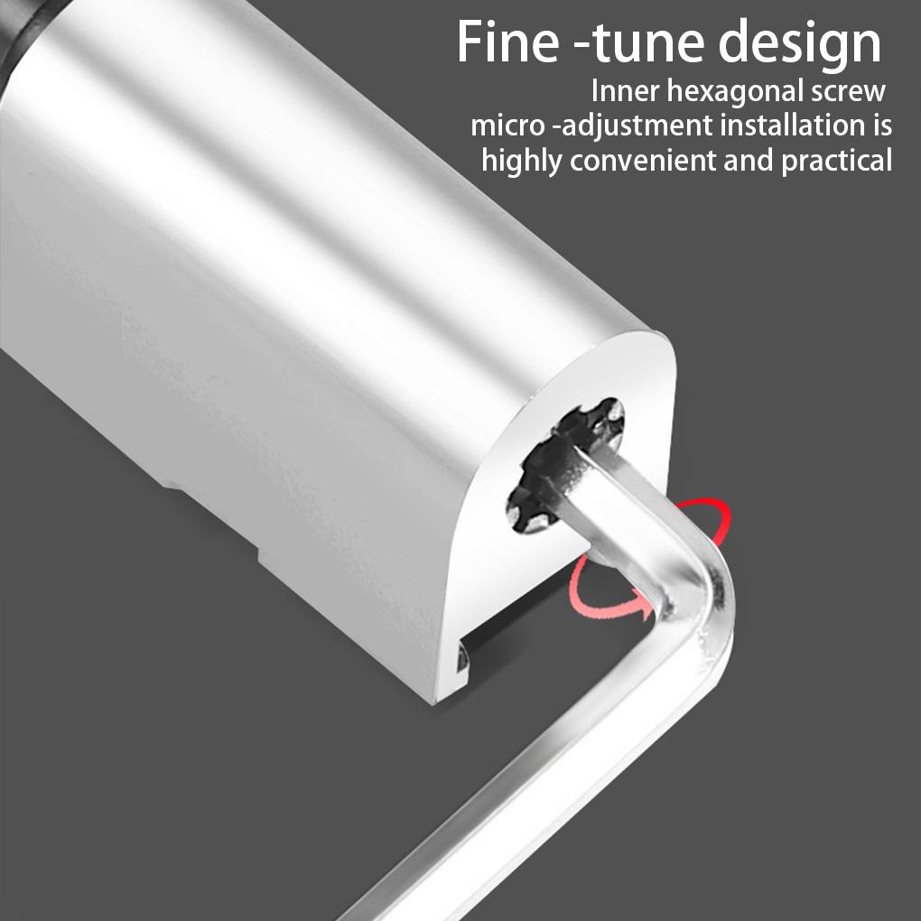 Punch-free Door Stopper Anti-collision Floor Stops Adjustable Height Hole Mounting Stoppers Hardware for Bedroom Living Room