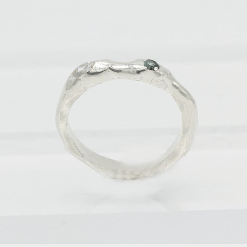 Studio Curve 2stone Ring