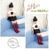 Children's Mid-Calf Socks: Cotton Striped for Girls, Boys' Sports Style, Thick for Autumn/Winter