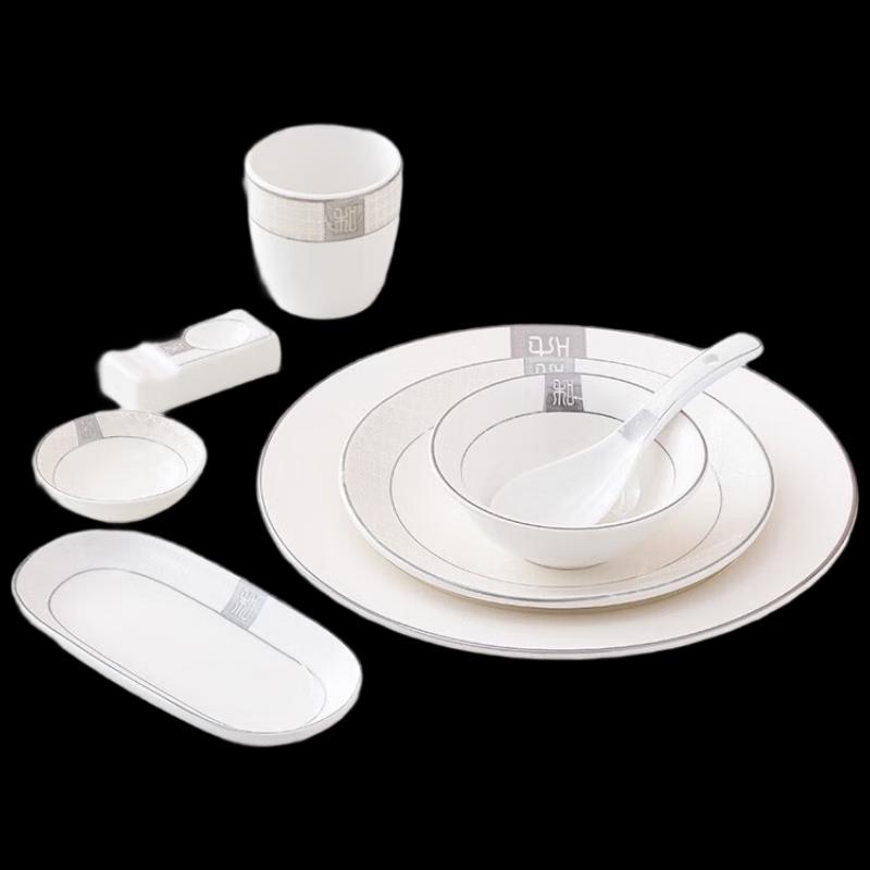 Buckingham Palace Style Chinese Ceramic Dinnerware Set