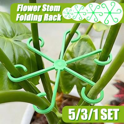 Bloemplanten Stengelsteunen Palen Klimhuisplanten Stand Frame Plastic Tuin Geen Paal Trellis Binnenplant Houder Rek Haken