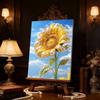 DIY Diamond Art Pearl Painting Kit for Adults, Sunflower Special Shaped Pearl Art Painting Wall for Home Office Decor Handmade Gift