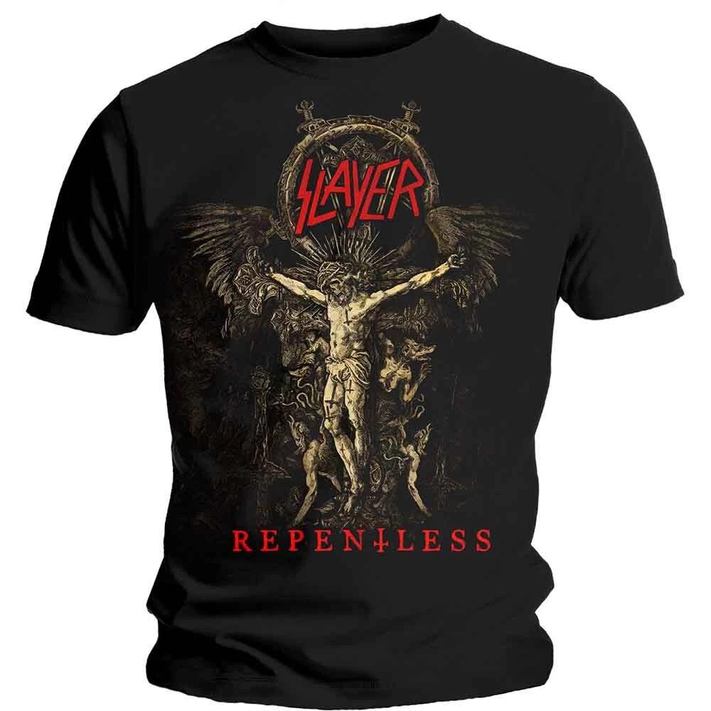 Rockoff Trade Men s Slayer Swords Black Tshirt: Small T-Shirt, (Size:Small) XL