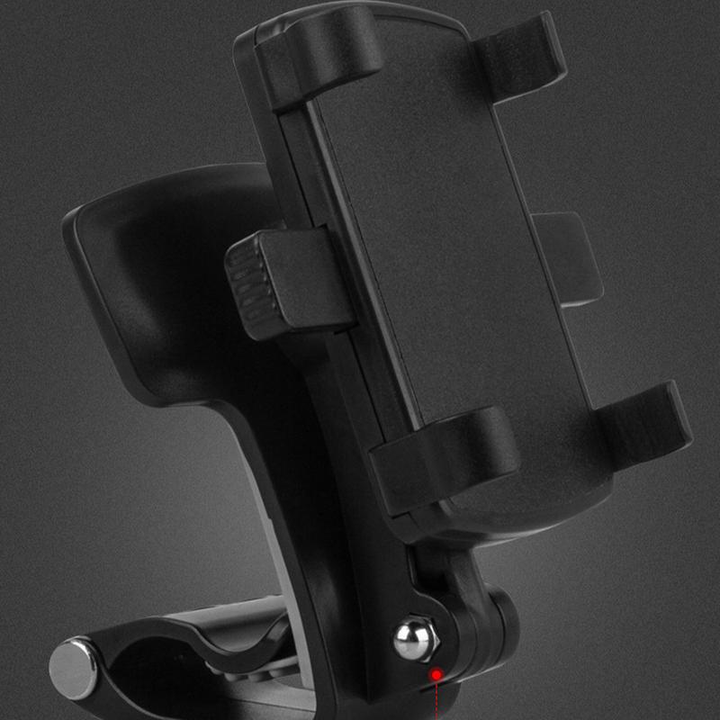 Phone Stand For Car Non-Slip Dashboard Phone Mount Black Vehicle Phone Stand Rearview Mirrow Phone Mount For Navigation Travel