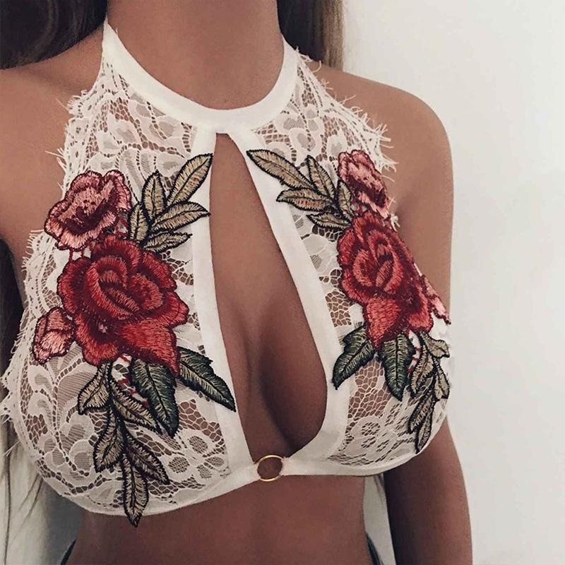 2Pcs Dress Embroidered Fashion Lingerie Breast Flower Sewing DIY Polyester Fabric Sticker Embroidered Decals Flower Applique