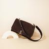 New Contrasting Color Shoulder Bag Women's Commuting Versatile Large-capacity Messenger Bag Underarm Small Square Bag Cowhide