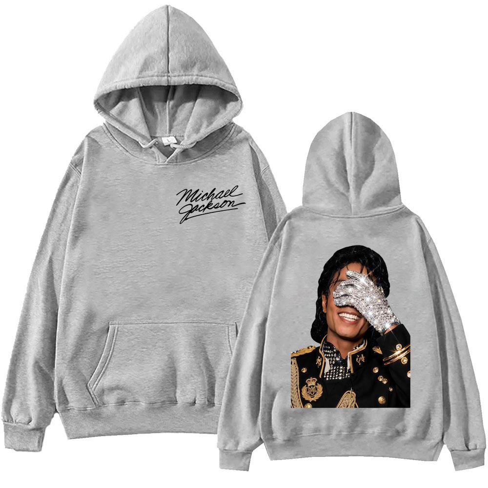 Classici Anni '90 Felpa Michael Jackson Moda Gotica Felpe Vintage Uomo Donna Abbigliamento Punk Pullover Rock Streetwear