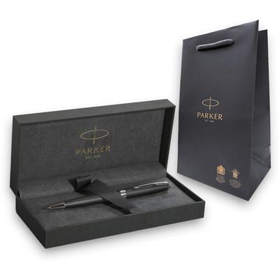 Parker Sonnet Matte Black CT Ballpoint Medium Gift Box with Shopping Luxury Official Product 1950881 Pen, Nib, Oil-Based Ink, Bag, Gift, No. V4-2