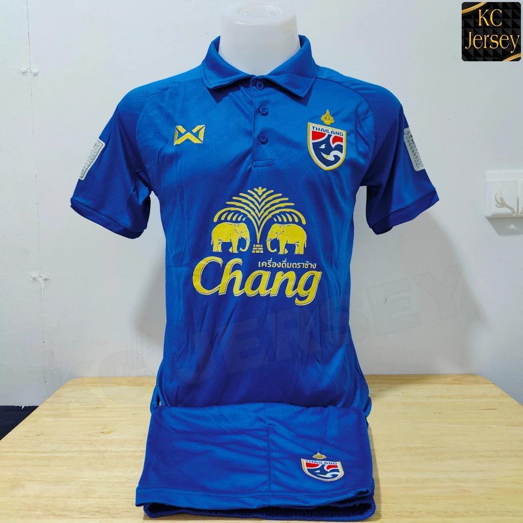 Thajsko FOTBAL NÁRODNÍ TÝM DRES TRIČKO DOMÁCÍ Potisk Mandarínský límeček Unisex Muži Ženy Rychleschnoucí Krátký rukáv Uniforma Logo Slon Sport