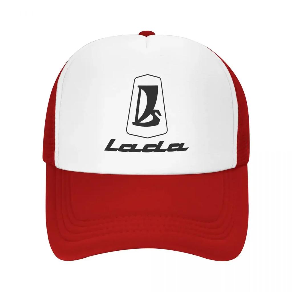 Lada Soviet Union Car Cccp Kopeyka Ussr Vaz Baseball Cap Trucker Hats Breathable Splicing