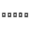 5 pcs M8 Threads T-Slot Nut Black Oxide Finish 45 Carbon Steel T Slot Nuts Grade 8.8 Hammer Head Fastener Nut
